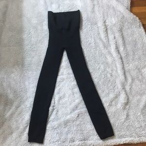 Size s/m women black sweatpants/tights